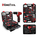 KingTool 276-Piece Tool Set Kit - Tool kit with 12V Cordless Power Drill Driver Toolbox