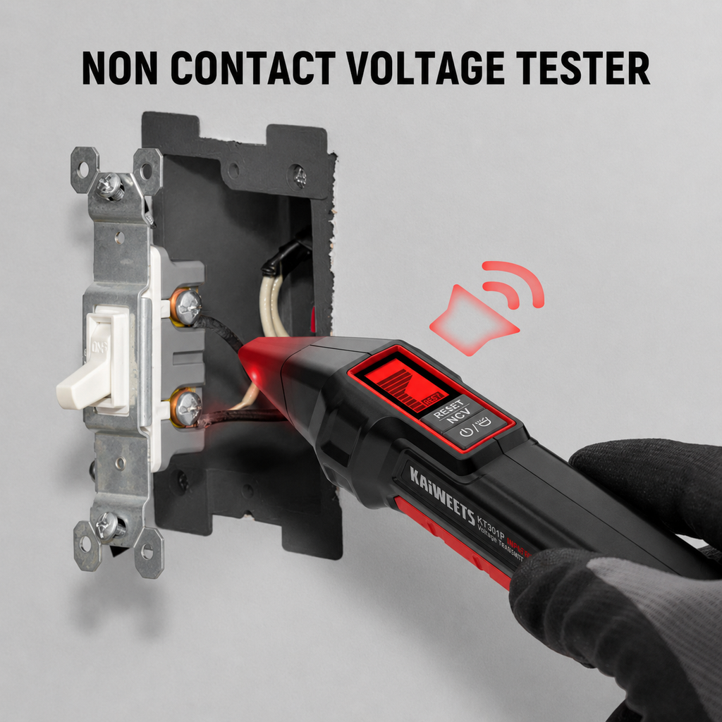Digital Circuit Breaker Finder with LCD, GFCI & NCV Tester Kit