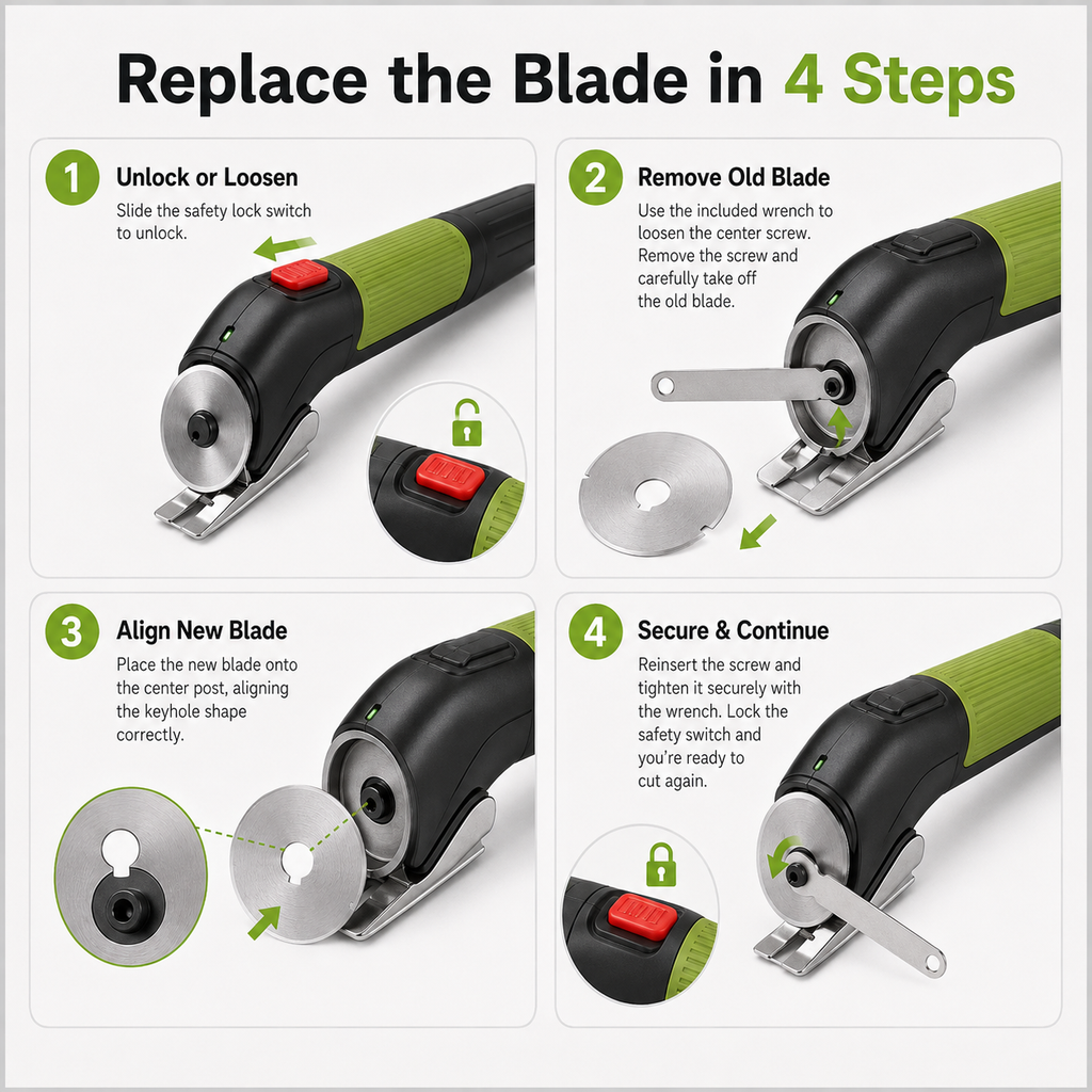 Rechargeable Cordless Electric Scissors