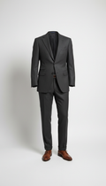 Men's Charcoal Wool Suit